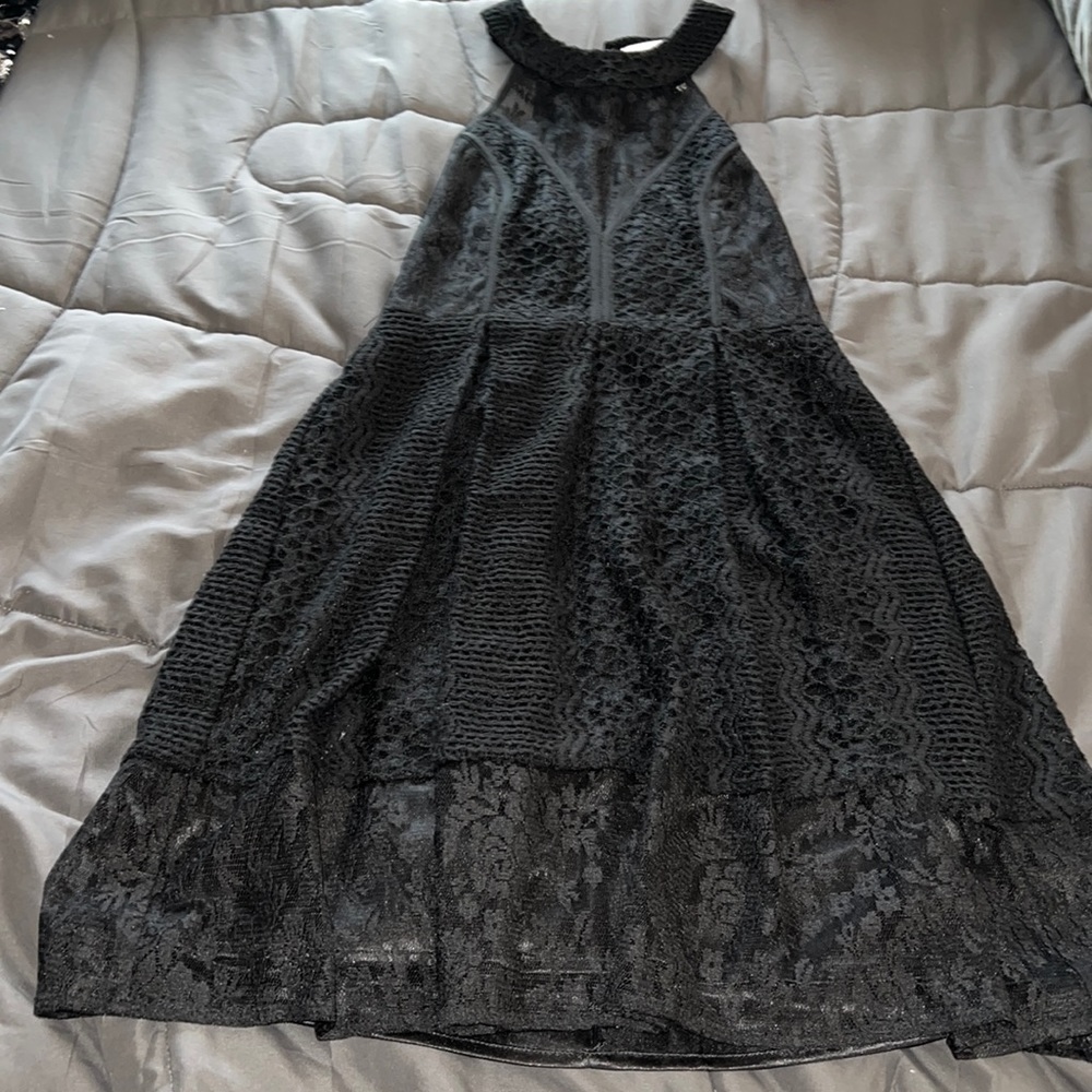 BCBGeneration Lace Halter Dress